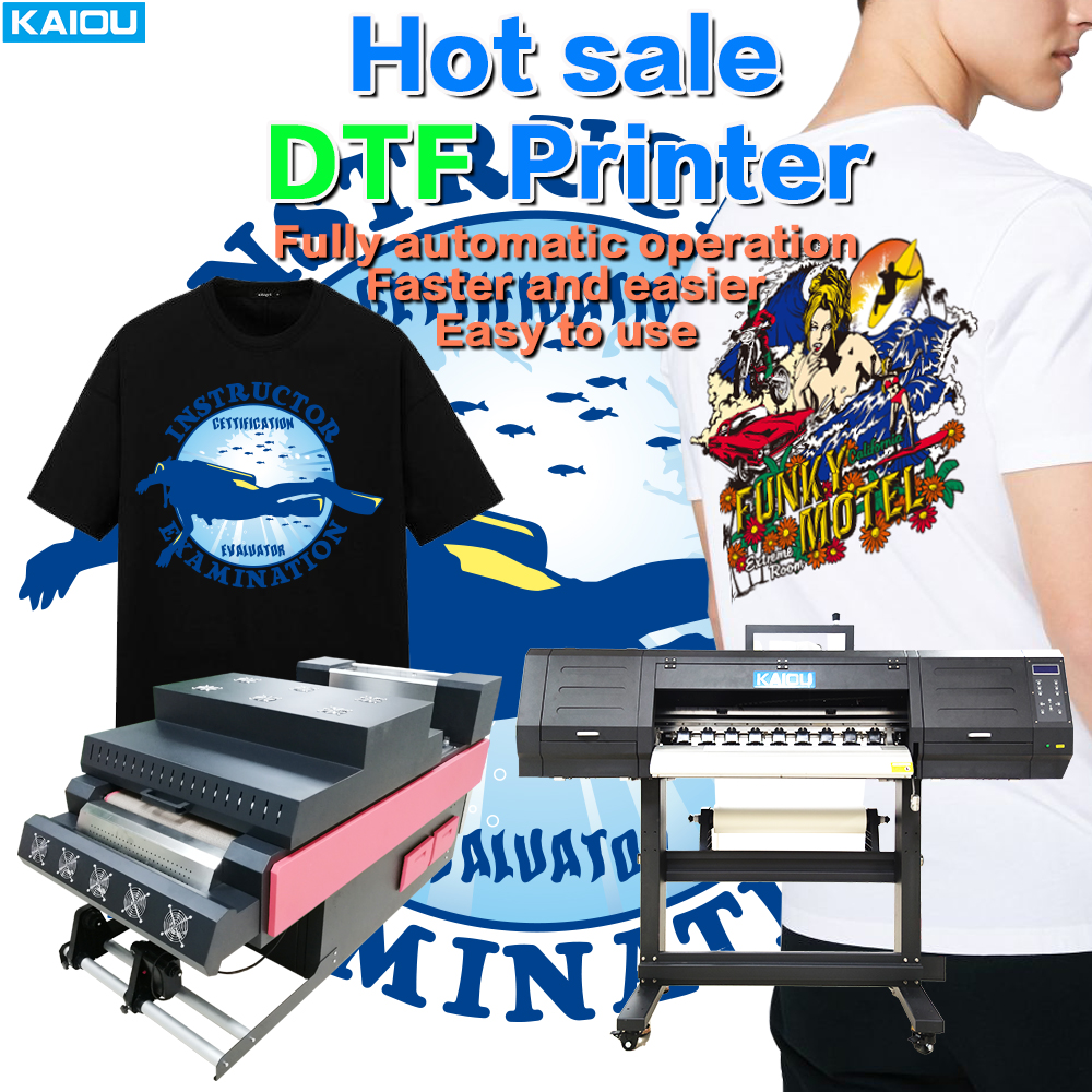 KAIOU 4-Kopf-T-Shirt-Kaltreiß-Großformat-DTF-Drucker