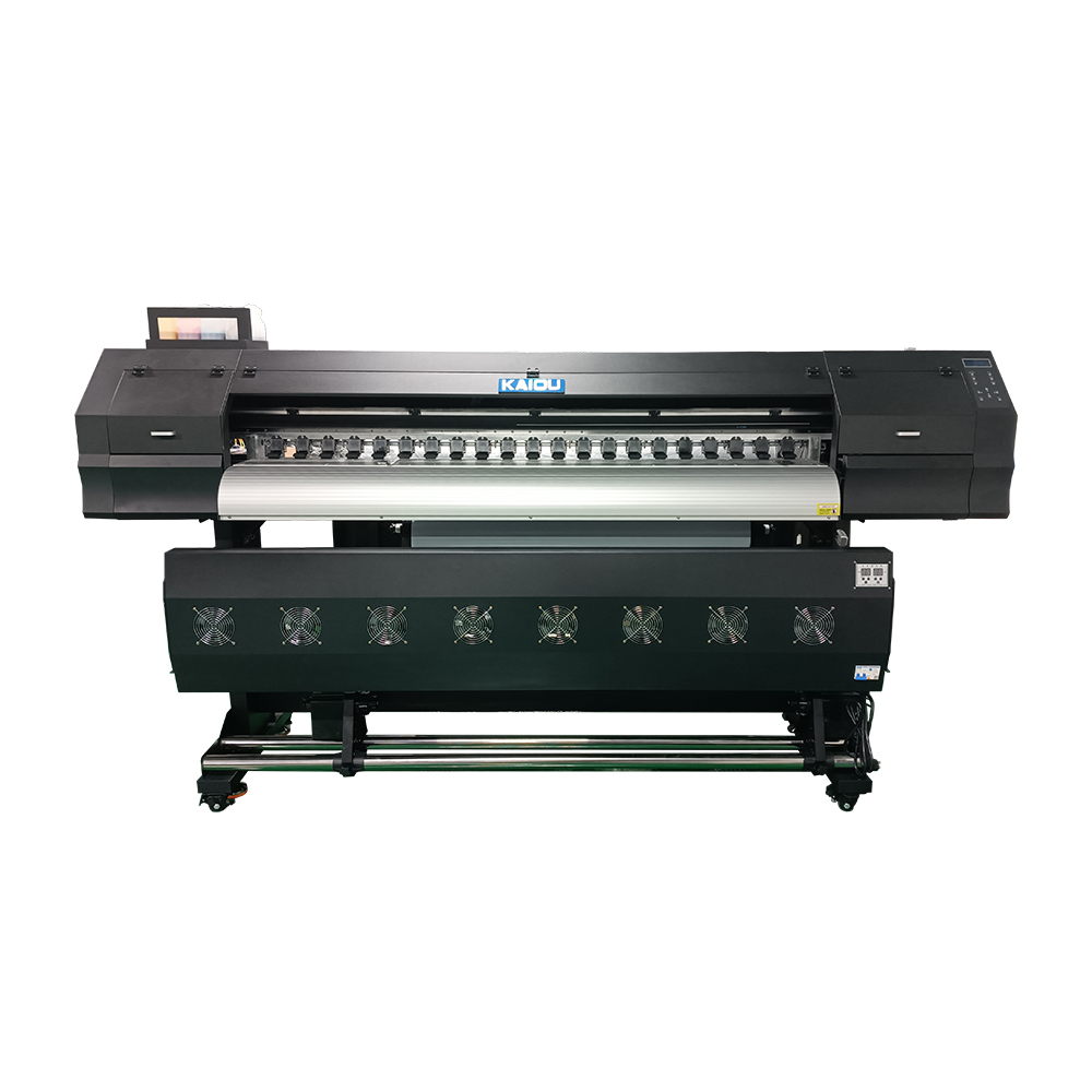 KAIOU Eco Solvent Printer 2 * I3200 Druckkopf 1,8 m Druckbreite Outdoor-Drucker