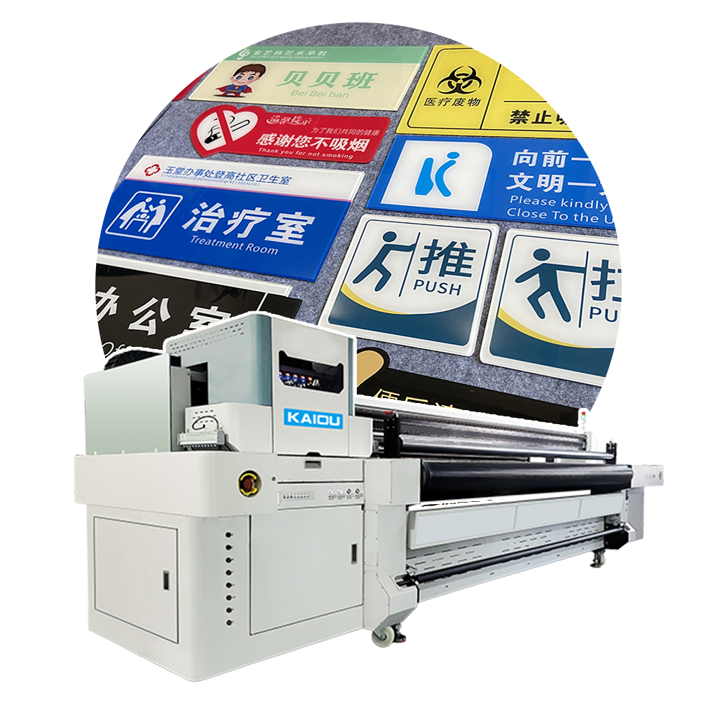 Kaiou Factory UV-Drucker i3200 Druckkopf 3,2 m Druckbreite Platte und Rolle-zu-Rolle integriert