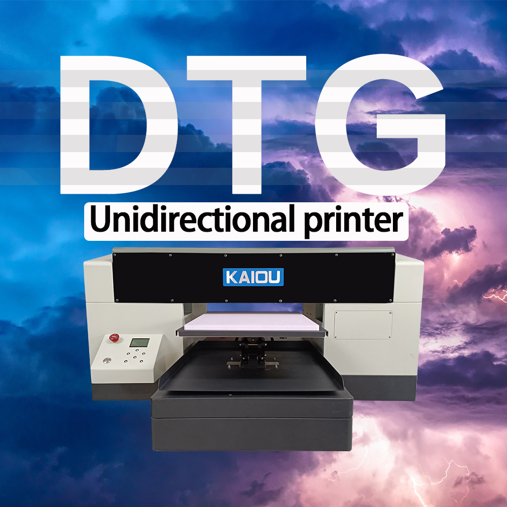 Schneller DTG-Großformatdrucker mit einer Plattform